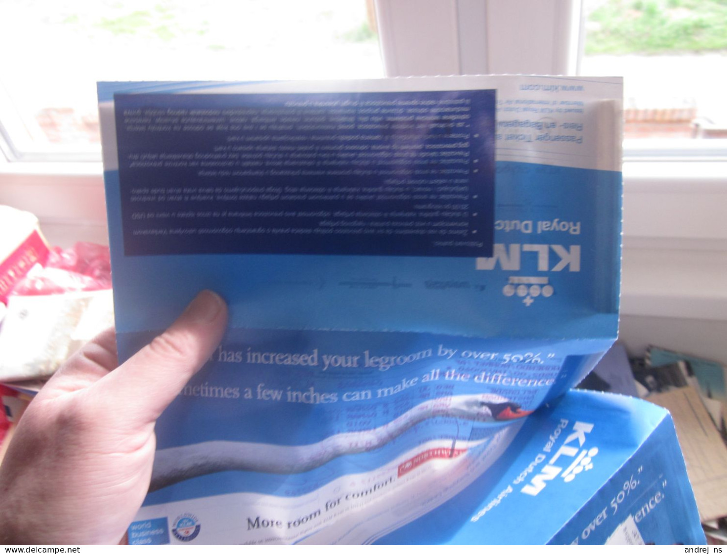 KLM Travel Documents - Boarding Passes