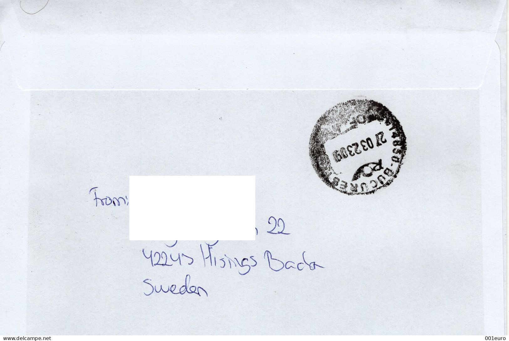 SWEDEN: Cover Circulated To ROMANIA - Registered Shipping! - Used Stamps