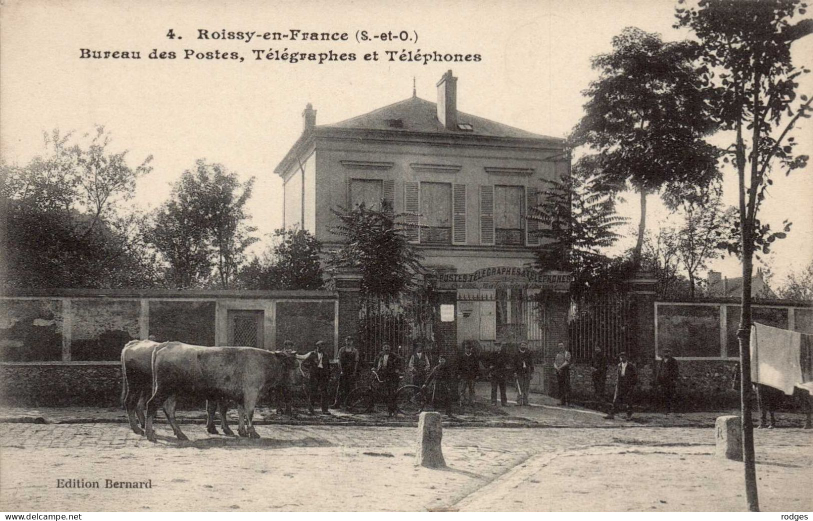 95 , ROISSY En FRANCE , 4 , Bureau Des Postes , Télégraphes Et Téléphones  (32055.MS2) - Roissy En France