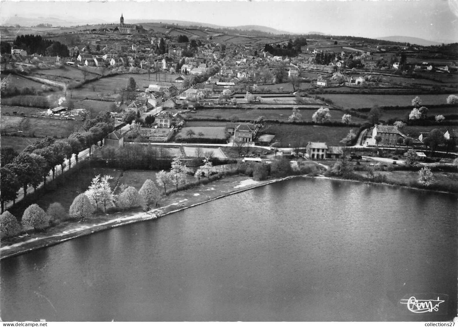 58-LORMES-VUE GENERALE ET L'ETANG DU GOULOT - Lormes