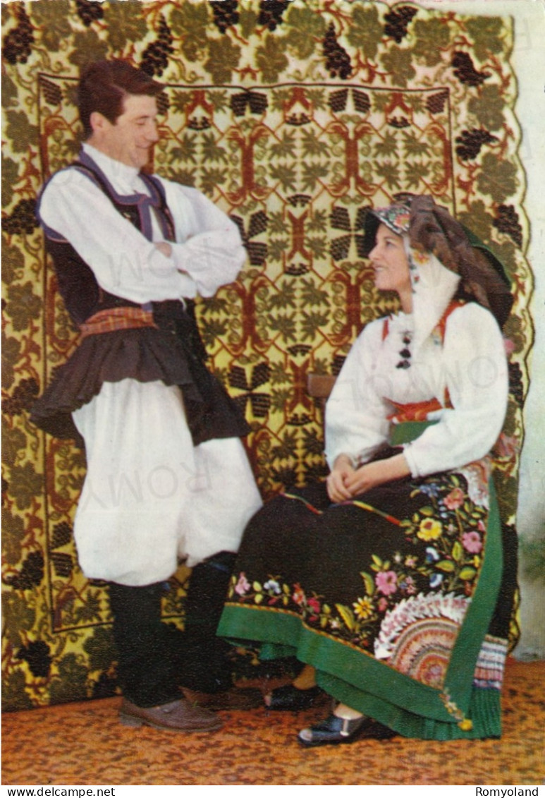 CARTOLINA  SAMUGHEO,ORISTANO,SARDEGNA-COSTUME DI SAMUGHEO-STORIA,MEMORIA,CULTURA,BELLA ITALIA,VIAGGIATA 1973 - Oristano