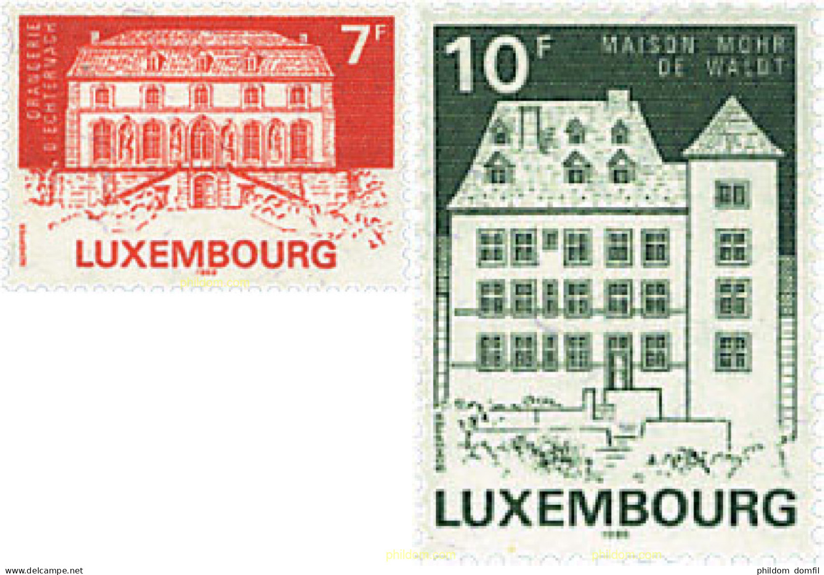 97614 MNH LUXEMBURGO 1985 PATRIMONIO HISTORICO - Otros & Sin Clasificación