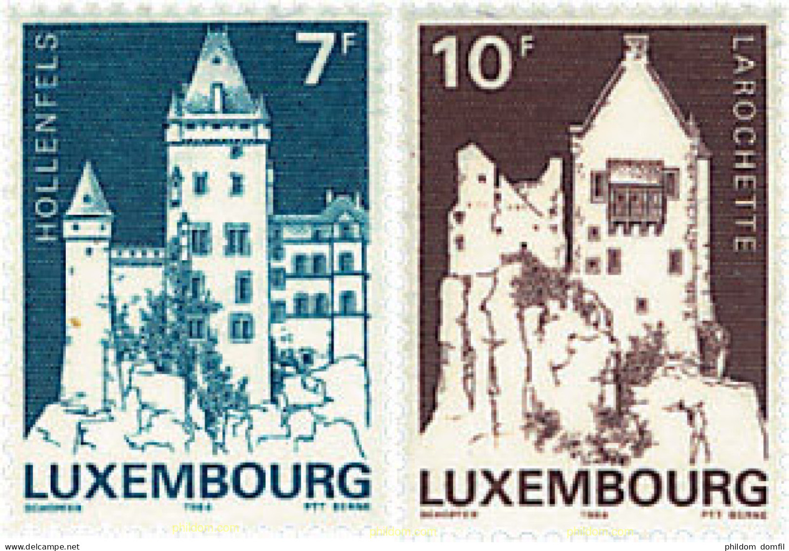 97599 MNH LUXEMBURGO 1984 PATRIMONIO HISTORICO - Autres & Non Classés