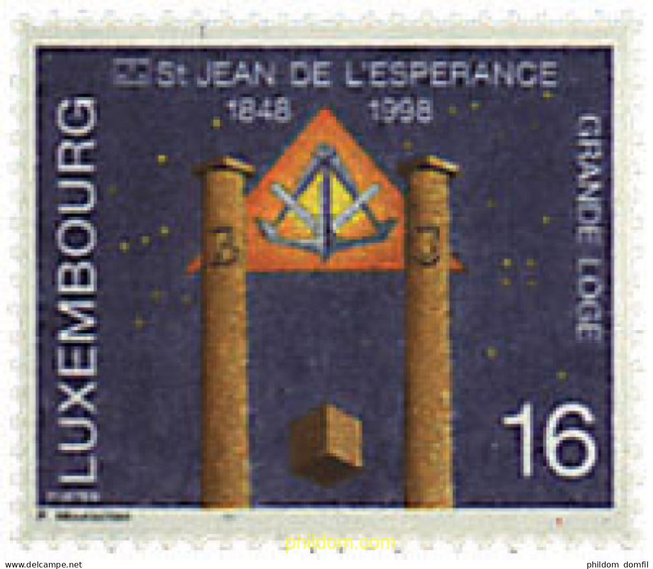 158494 MNH LUXEMBURGO 1998 150 ANIVERSARIO DEL PALCO SAN JOAN DE LA ESPERANZA - Otros & Sin Clasificación