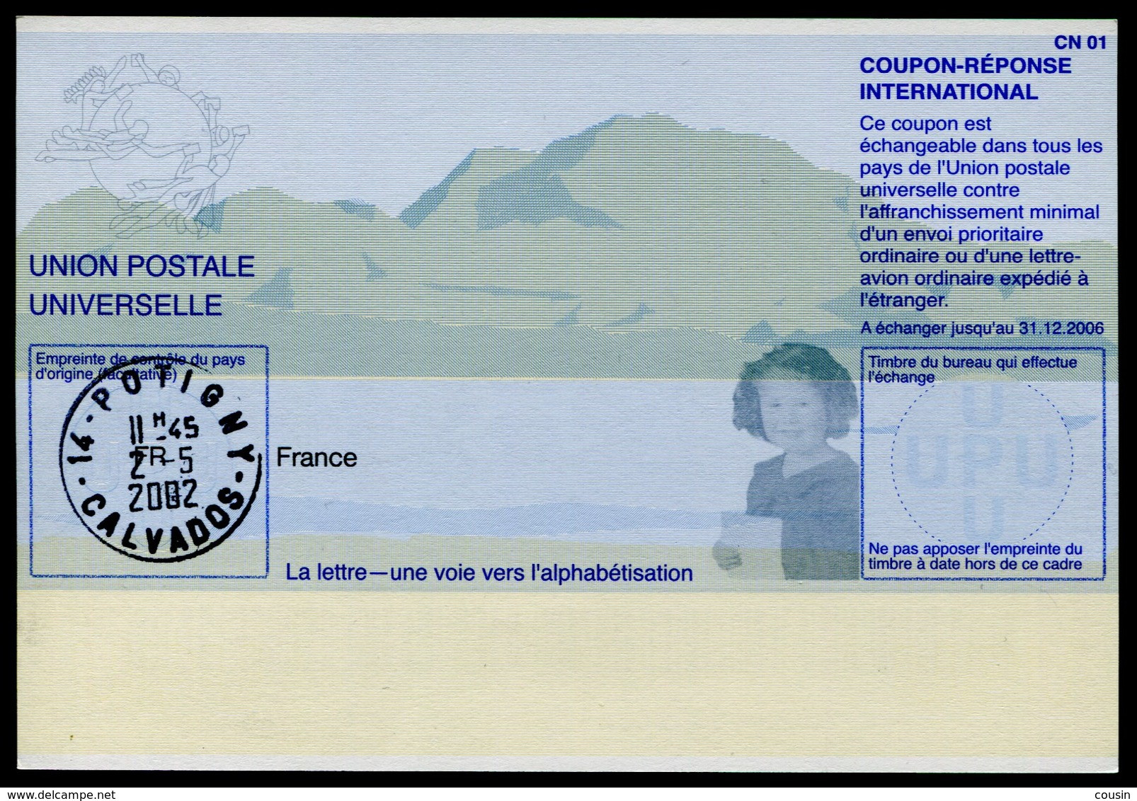 FRANCE  International Reply Coupon / Coupon Réponse International - Reply Coupons