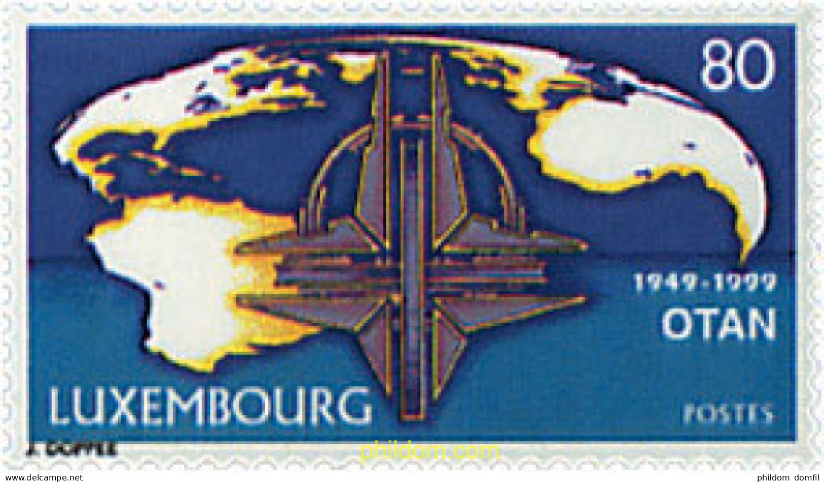 37499 MNH LUXEMBURGO 1999 50 ANIVERSARIO DE LA OTAN - Other & Unclassified