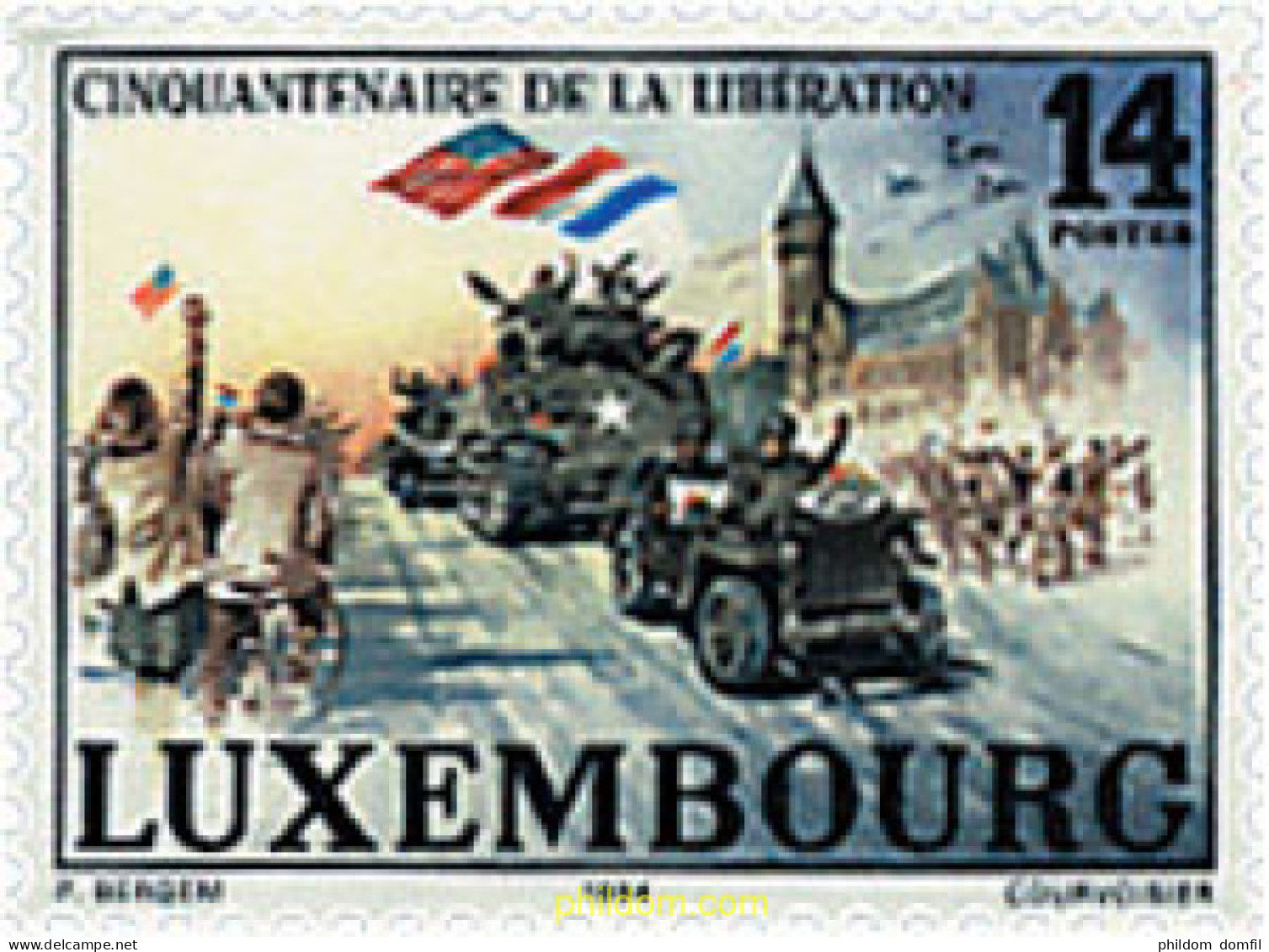 97818 MNH LUXEMBURGO 1994 50 ANIVERSARIO DE LA LIBERACION - Otros & Sin Clasificación