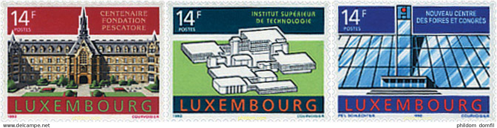 97690 MNH LUXEMBURGO 1992 EDIFICIOS - Andere & Zonder Classificatie