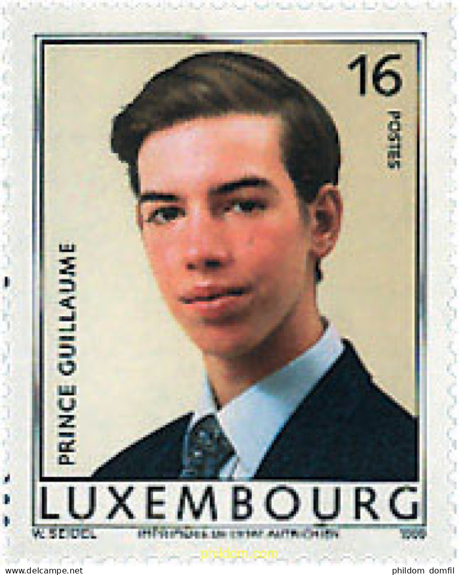 59078 MNH LUXEMBURGO 1999 18 ANIVERSARIO DEL PRINCIPE GUILLERMO DE LUXEMBURGO - Autres & Non Classés