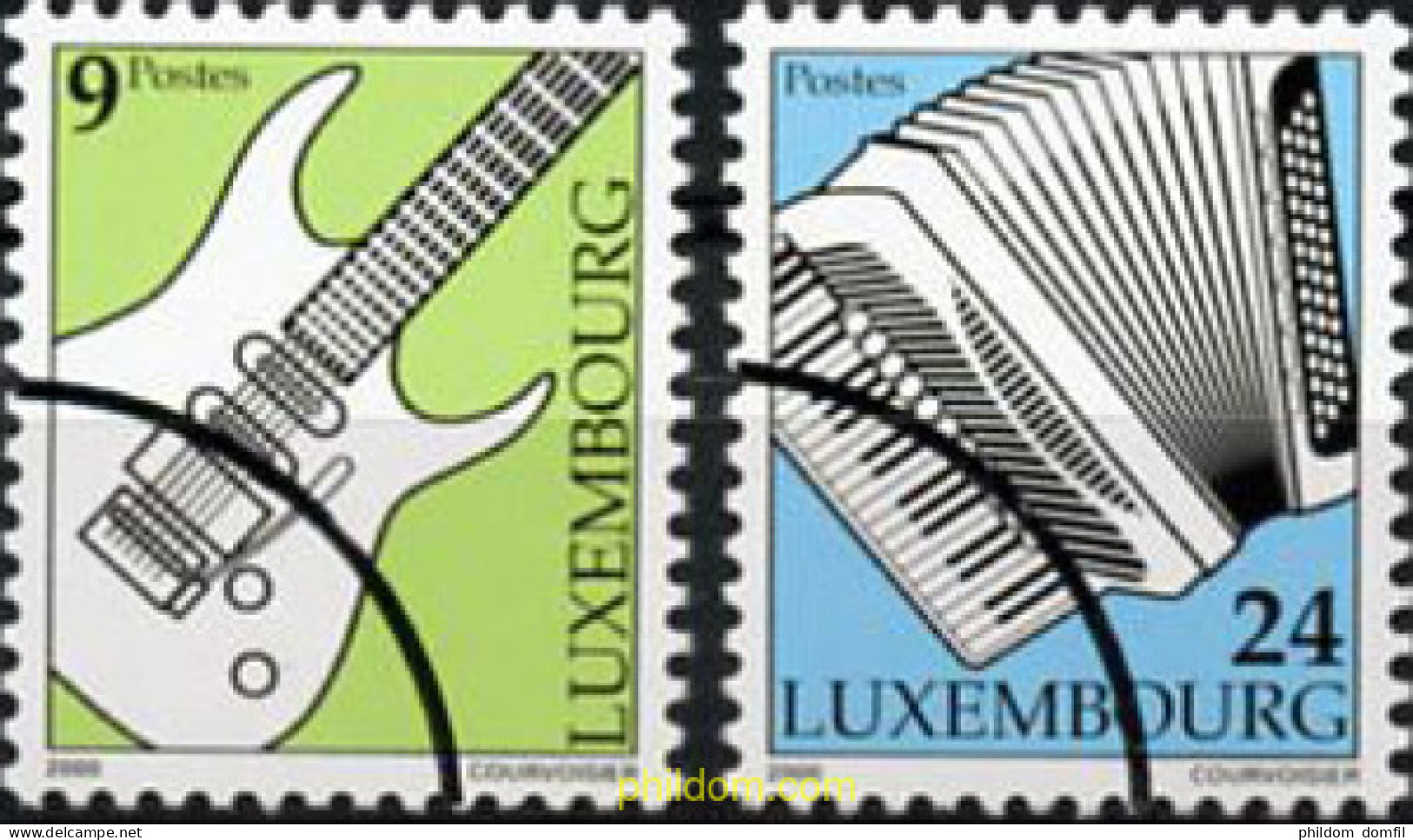 188805 MNH LUXEMBURGO 2000 INSTRUMENTOS MUSICALES - Other & Unclassified