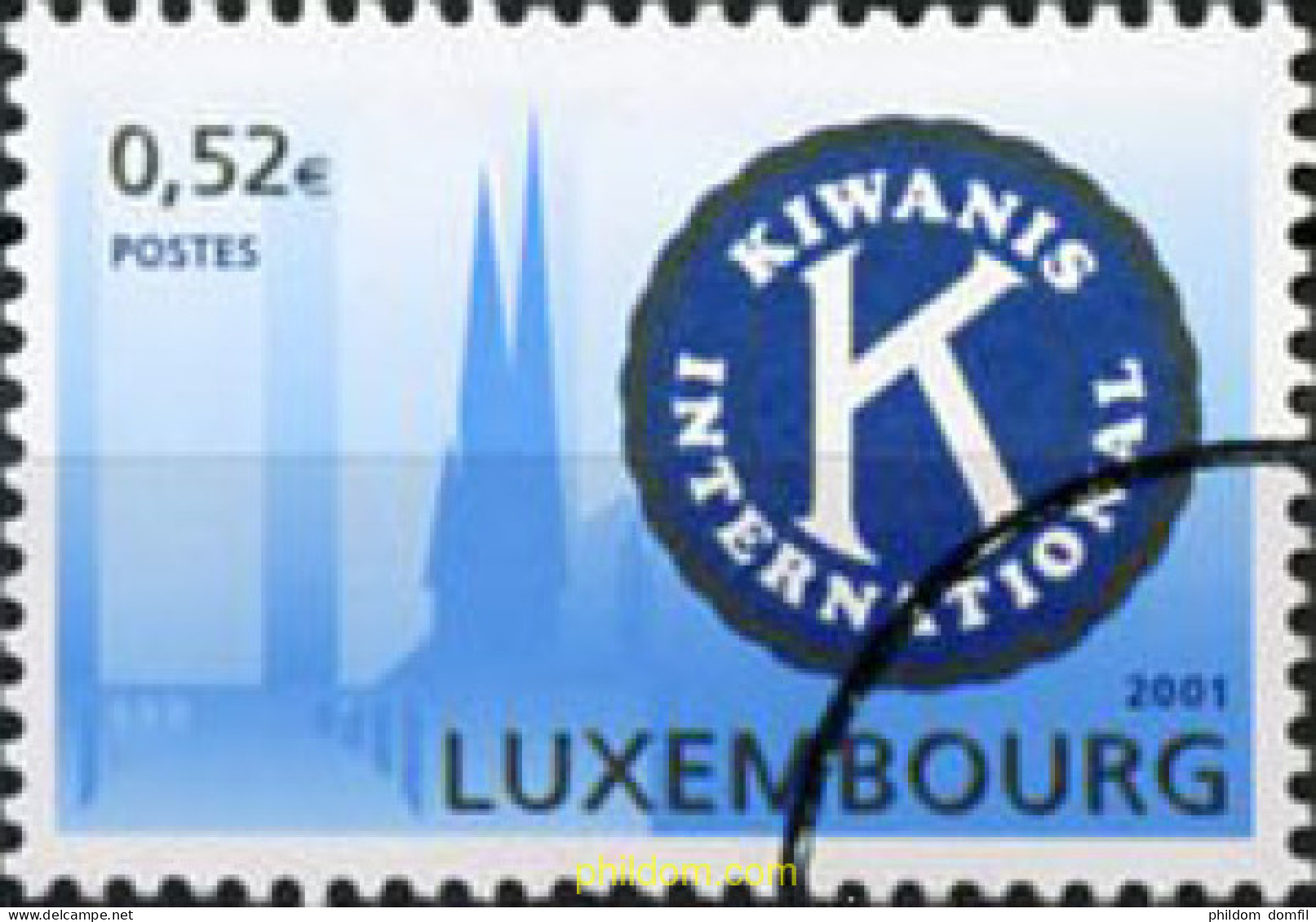 188782 MNH LUXEMBURGO 2001 KIWANIS INTERNATIONAL - Andere & Zonder Classificatie