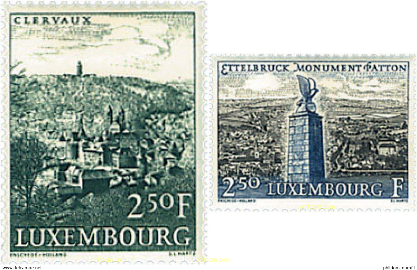 97310 MNH LUXEMBURGO 1961 VISTAS DE LUXEMBURGO - Autres & Non Classés