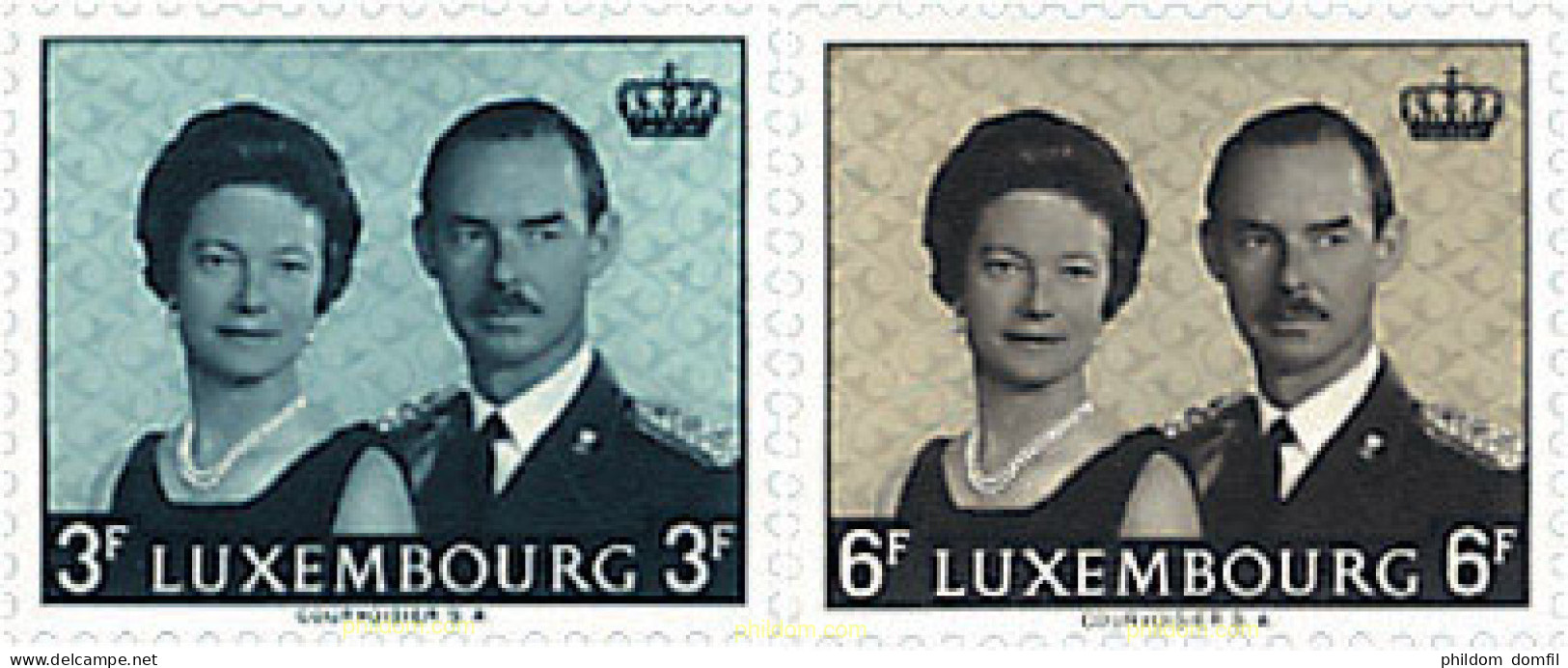 97334 MNH LUXEMBURGO 1964 ACCESO AL TRONO DEL GRAN DUQUE JEAN - Sonstige & Ohne Zuordnung