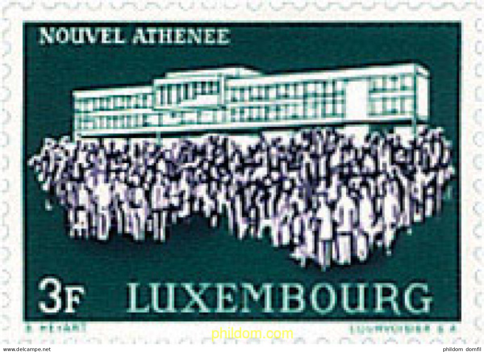 97335 MNH LUXEMBURGO 1964 INAUGURACION DEL NUEVO ATHENEE - Sonstige & Ohne Zuordnung