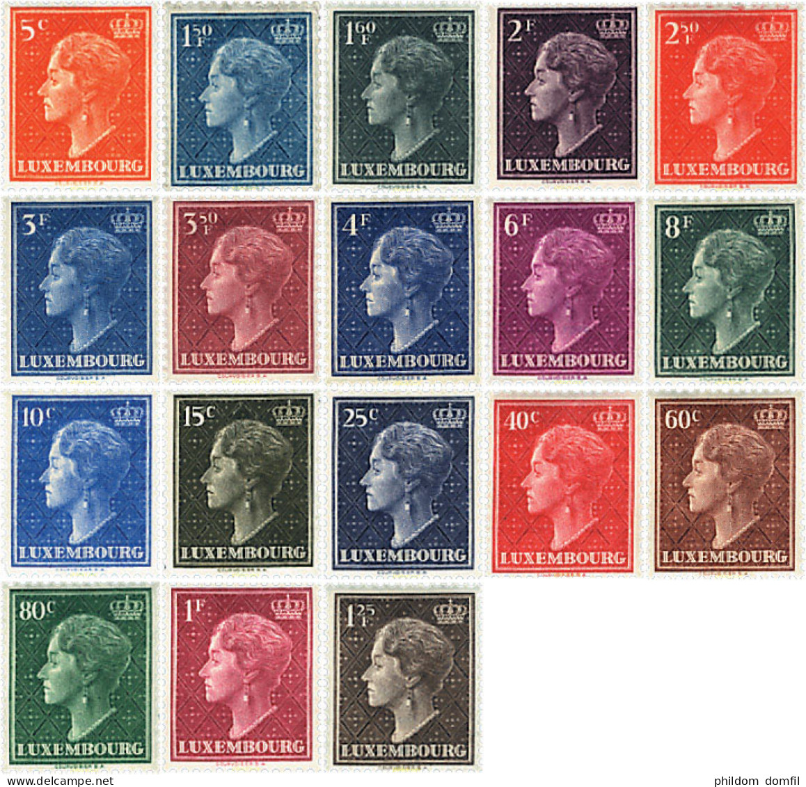 339410 HINGED LUXEMBURGO 1948 GRAN DUQUESA CHARLOTTE - Sonstige & Ohne Zuordnung