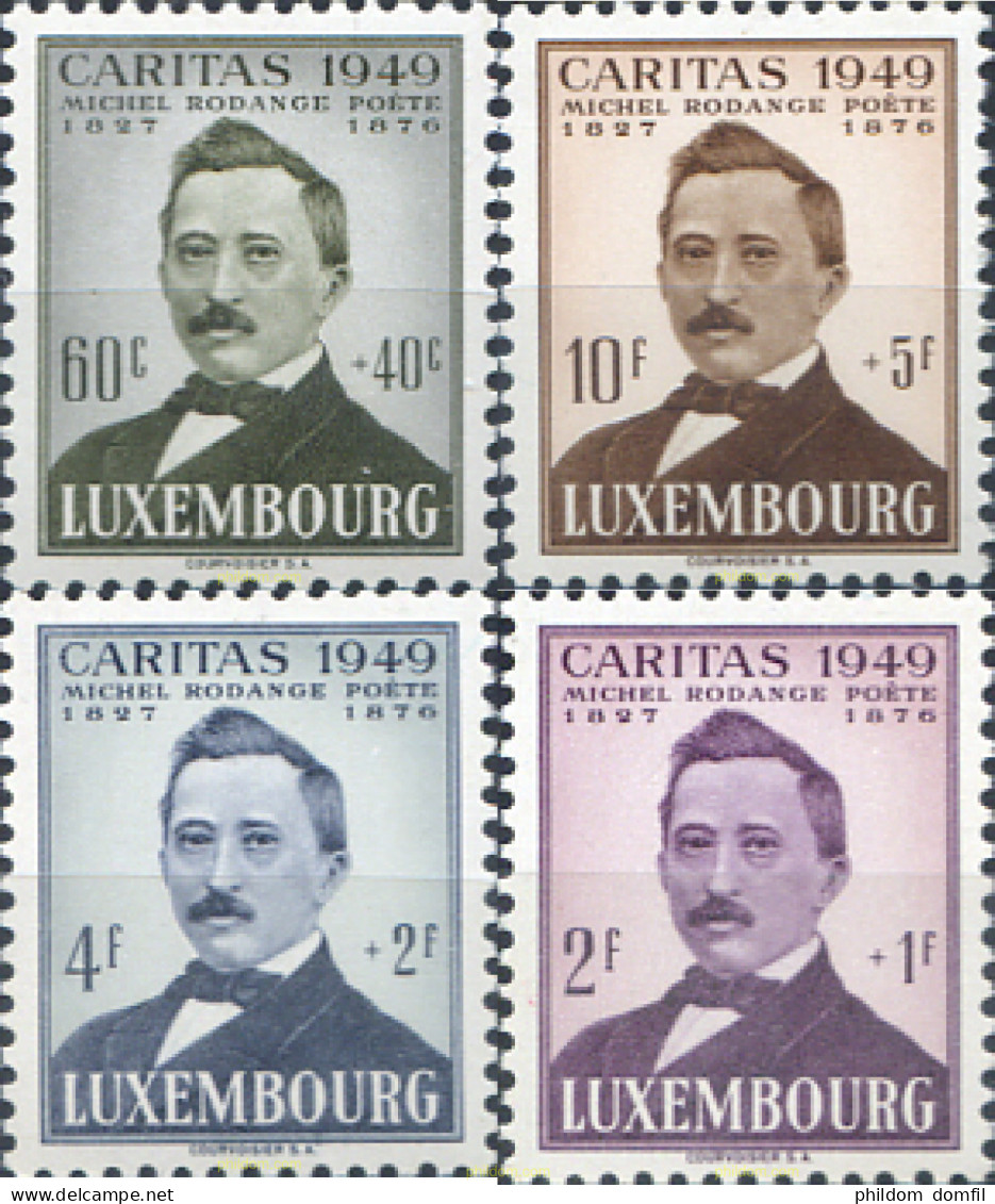 339412 HINGED LUXEMBURGO 1949 PRO OBRAS SOCIALES - Autres & Non Classés