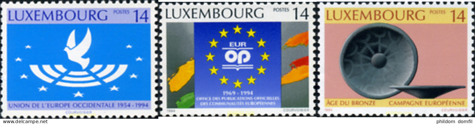 119512 MNH LUXEMBURGO 1994 EUROPEISMO - Sonstige & Ohne Zuordnung