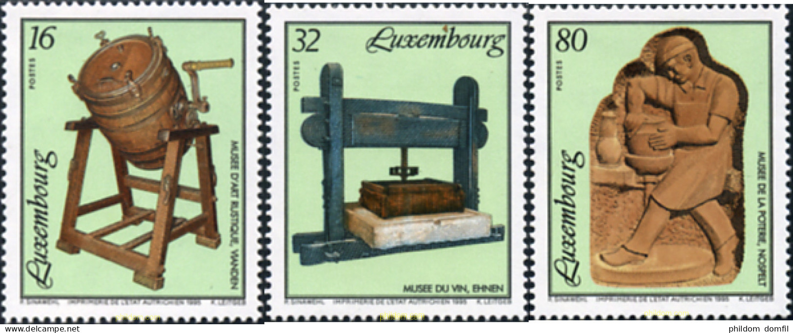 119547 MNH LUXEMBURGO 1995 MUSEOS - Otros & Sin Clasificación