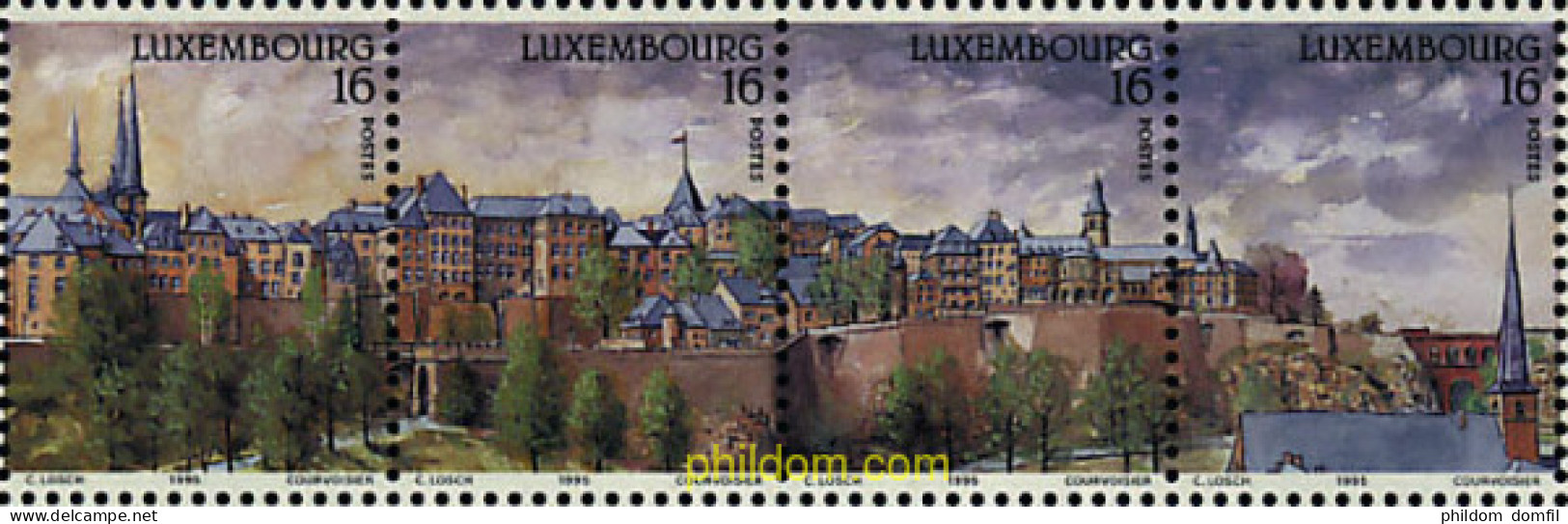 339499 MNH LUXEMBURGO 1995 VILLA EUROPEA DE LA CULTURA - Sonstige & Ohne Zuordnung