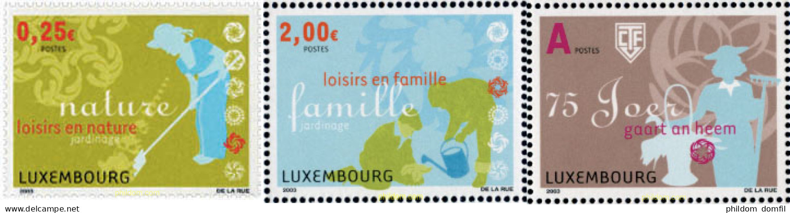 135066 MNH LUXEMBURGO 2003 75 ANIVERSARIO DE CASA Y JARDIN - Autres & Non Classés