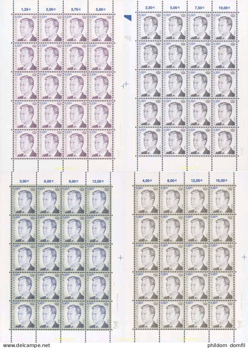 142013 MNH LUXEMBURGO 2004 GRAN DUQUE HENRI - Otros & Sin Clasificación