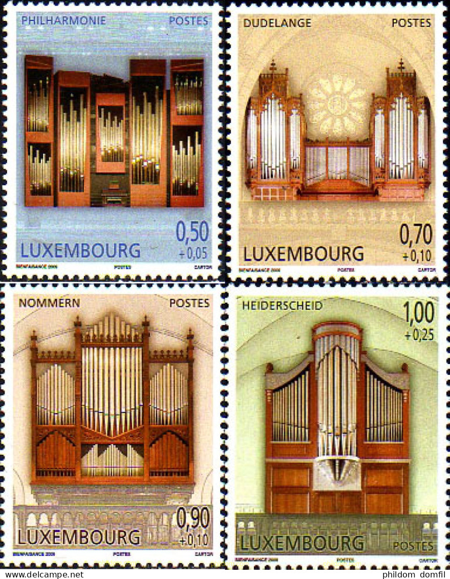 240324 MNH LUXEMBURGO 2009 GRANDES ORGANOS - Altri & Non Classificati