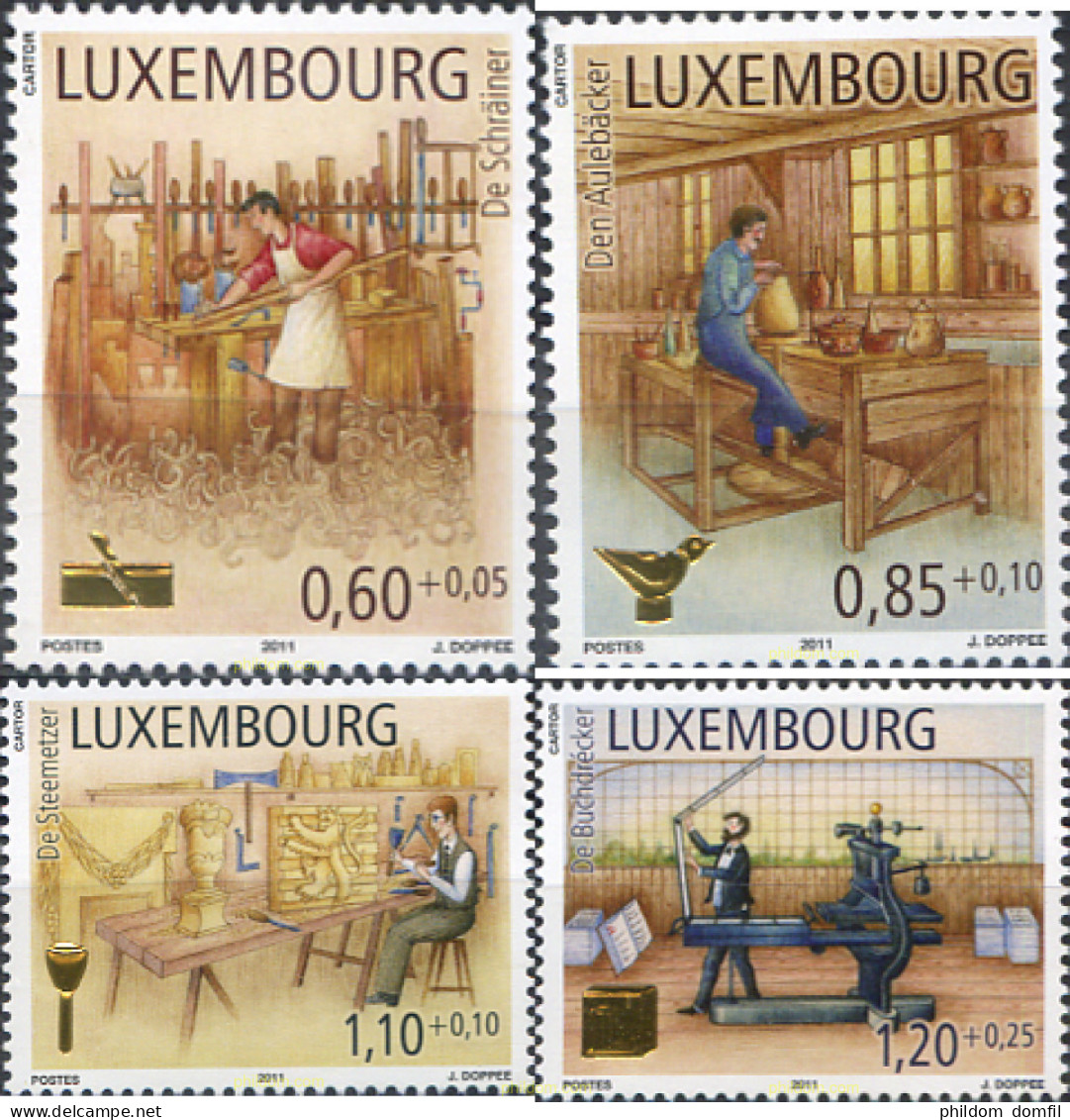 339681 MNH LUXEMBURGO 2011 OFICIOS ANTIGUOS - Otros & Sin Clasificación