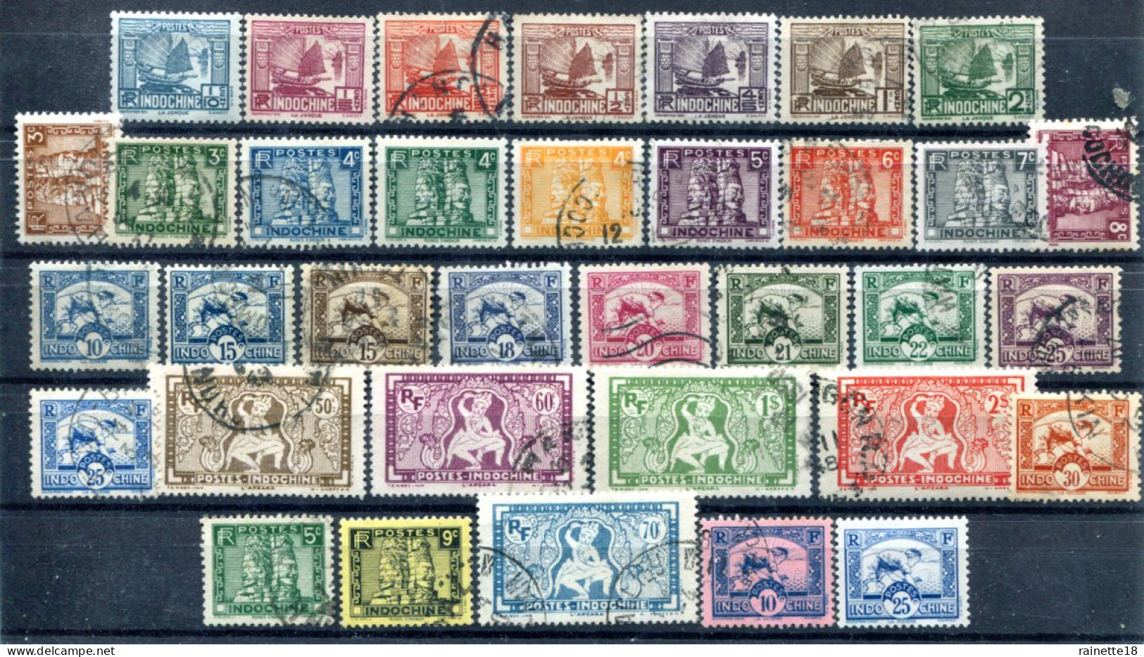 Indochine          150/170 Oblitérés Et 214/218 Oblitérés - Used Stamps