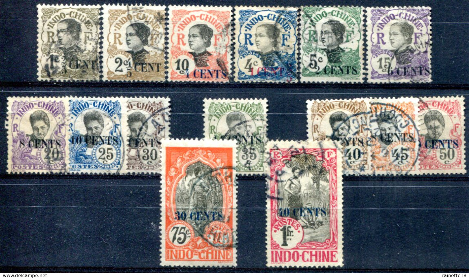 Indochine          72/86 Oblitérés - Used Stamps