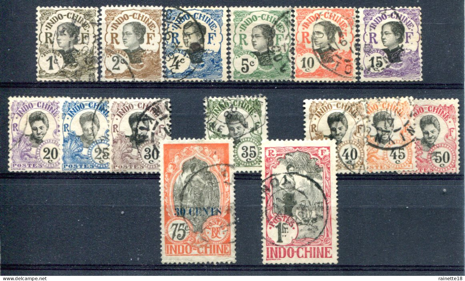 Indochine          41/55 Oblitérés - Used Stamps