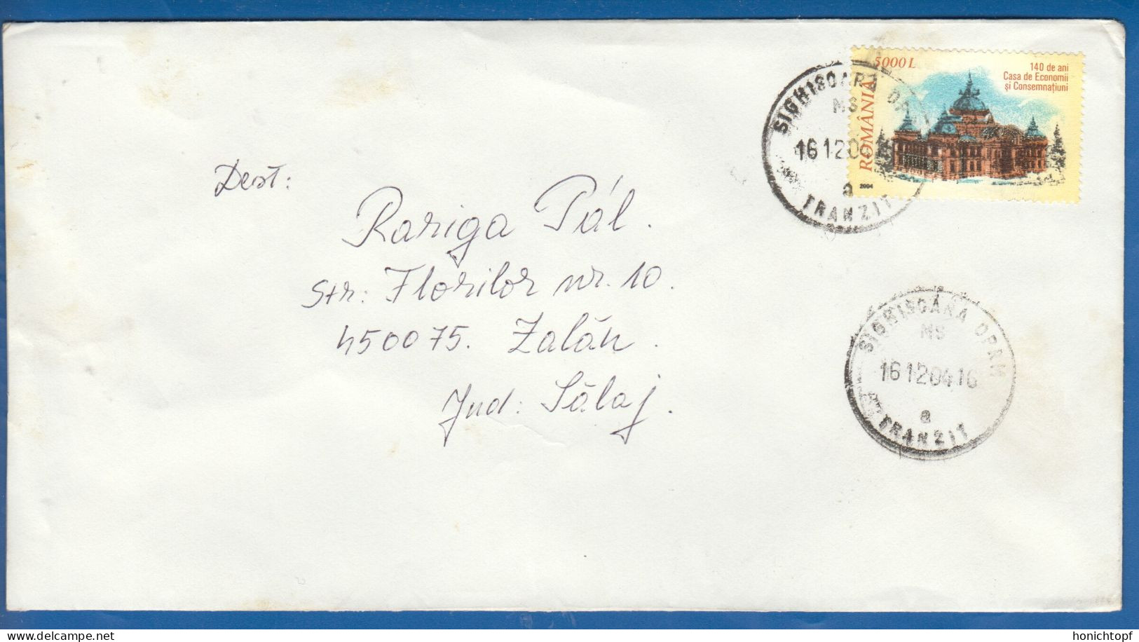 Rumänien; Brief Infla 2004; Sighisoara; Romania - Storia Postale