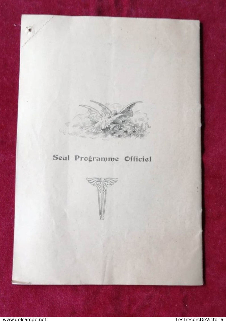 Saison D'Operettes - Théâtre Molière Dédié à S.M. La Reine - M.François Calleja - Mme Gabrielle Alvaro - Programmes