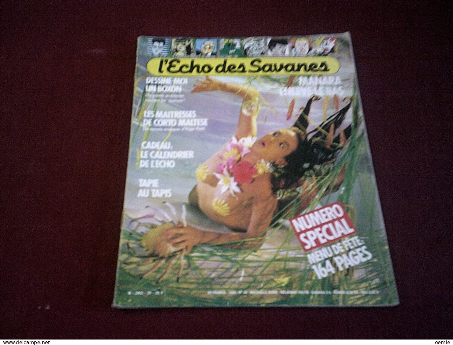 L'ECHO DES SAVANES  N° 35  NUMERO SDPECIAL MENU DE FETE 1985 - L'Echo Des Savanes