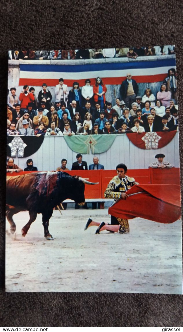 CPM CORRIDA DE TOROS PASSE DE MULETA A GENOUX DE FRANCISCO PAQUIRRI ED DE FRANCE CLICHE ROBERT BOYMOND - Bull