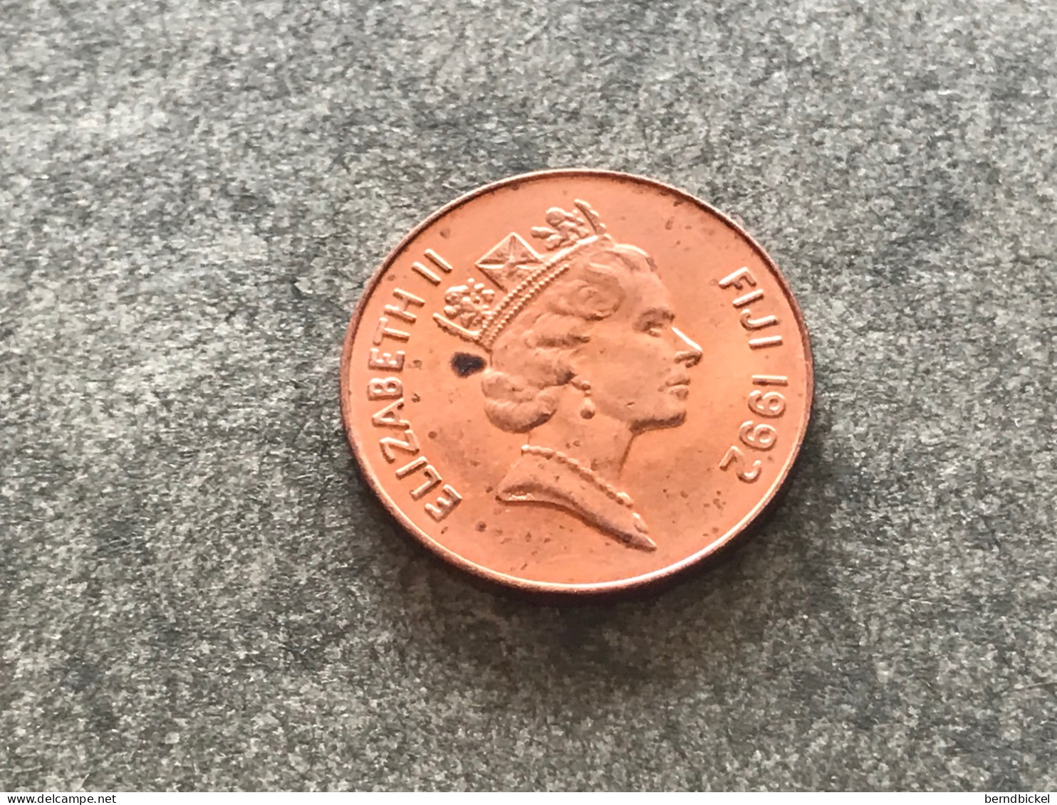 Münze Münzen Umlaufmünze Fiji 2 Cents 1992 - Fidji