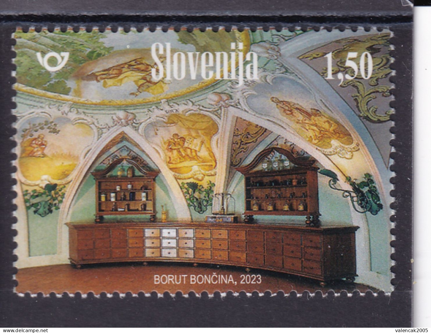 2232 Slowenien Slovenia 2023 Mi.No. 1572 ** MNH Tourism Oldest Pharmacy Olimje Die älteste Apotheke Medicine - Pharmacy