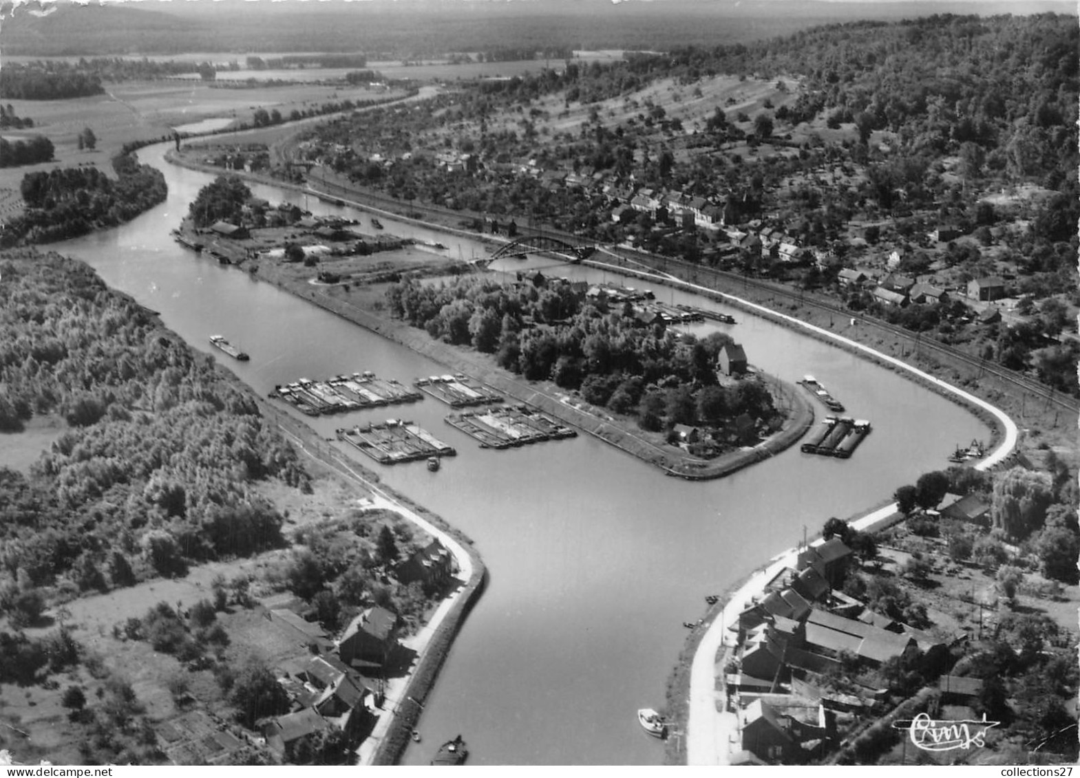 60-LONGUEIL-ANNEL- ILE DE JOINVILLE- LE PORT - VUE AERIENNE - Longueil Annel