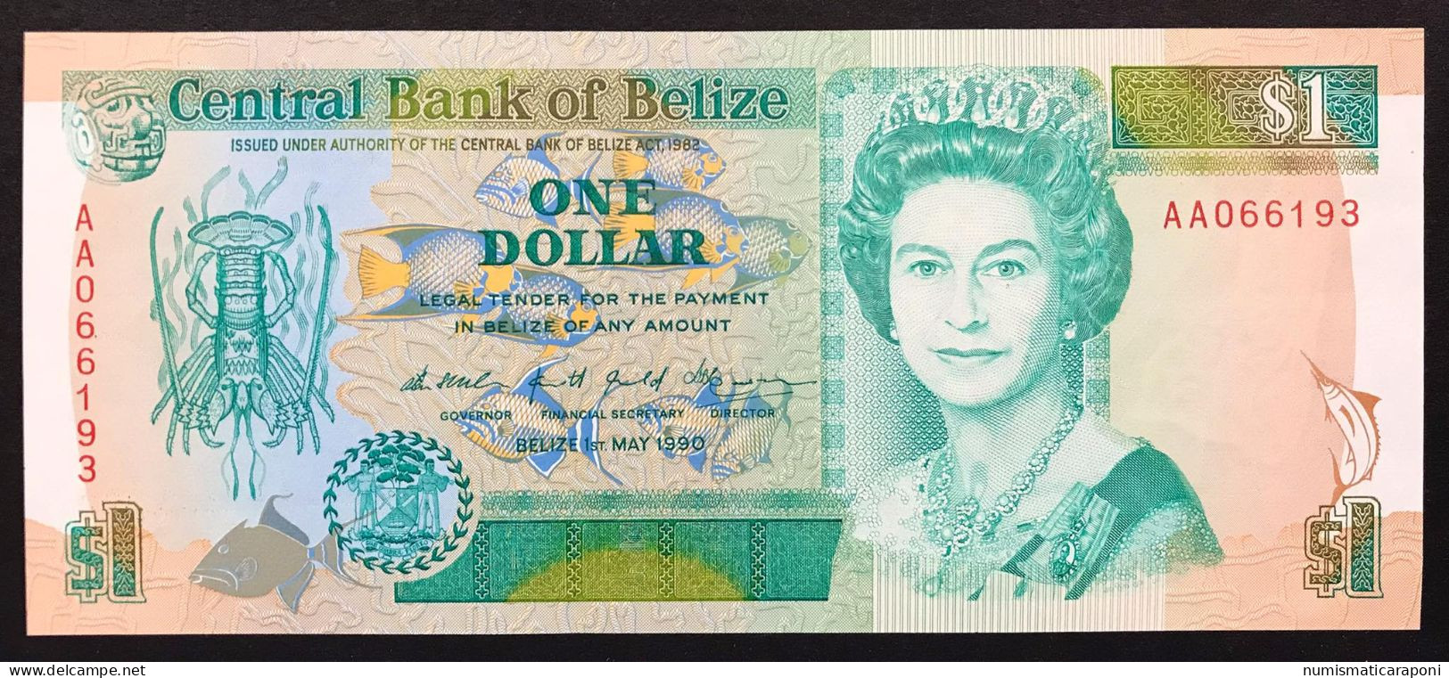 Belize 1 DOLLAR 1990 AA..... KM#51 FDS Lotto 3668 - Belize