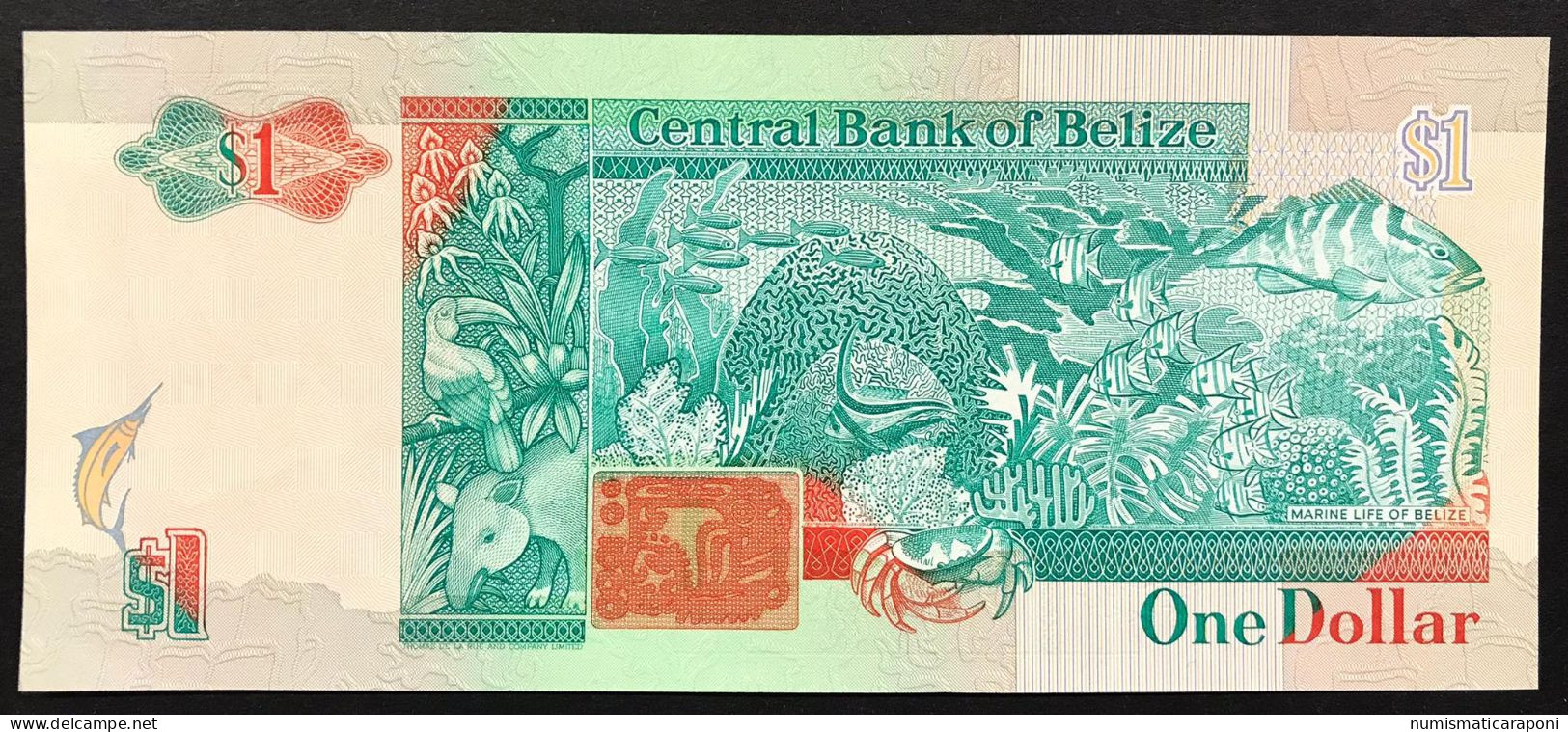 Belize 1 DOLLAR 1990 AA..... KM#51 FDS Lotto 3668 - Belize