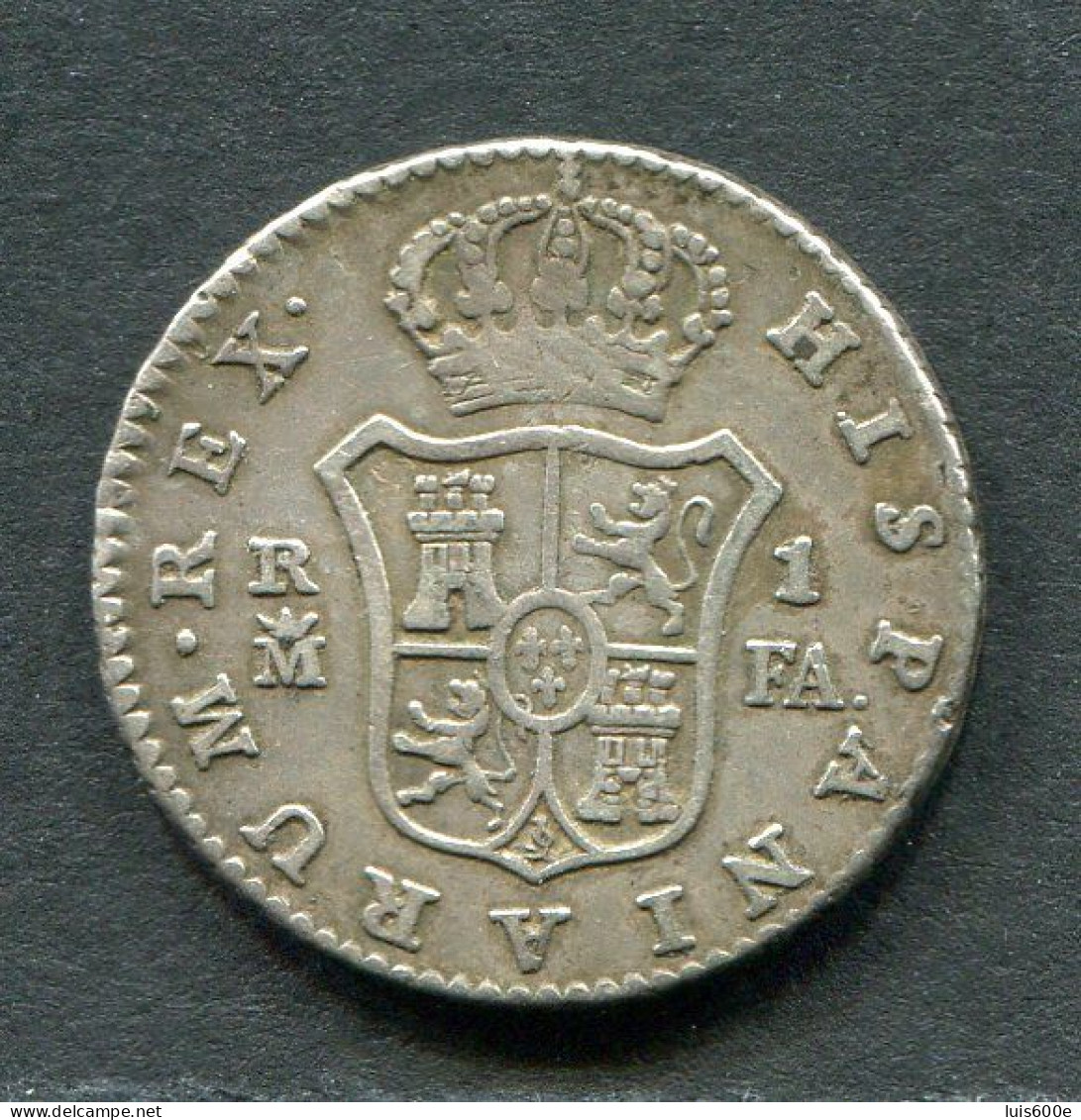 1802.ESPAÑA.MONEDA(AC 357). 1 REAL PLATA CARLOS IV.MADRID.BC - Münzen Der Provinzen