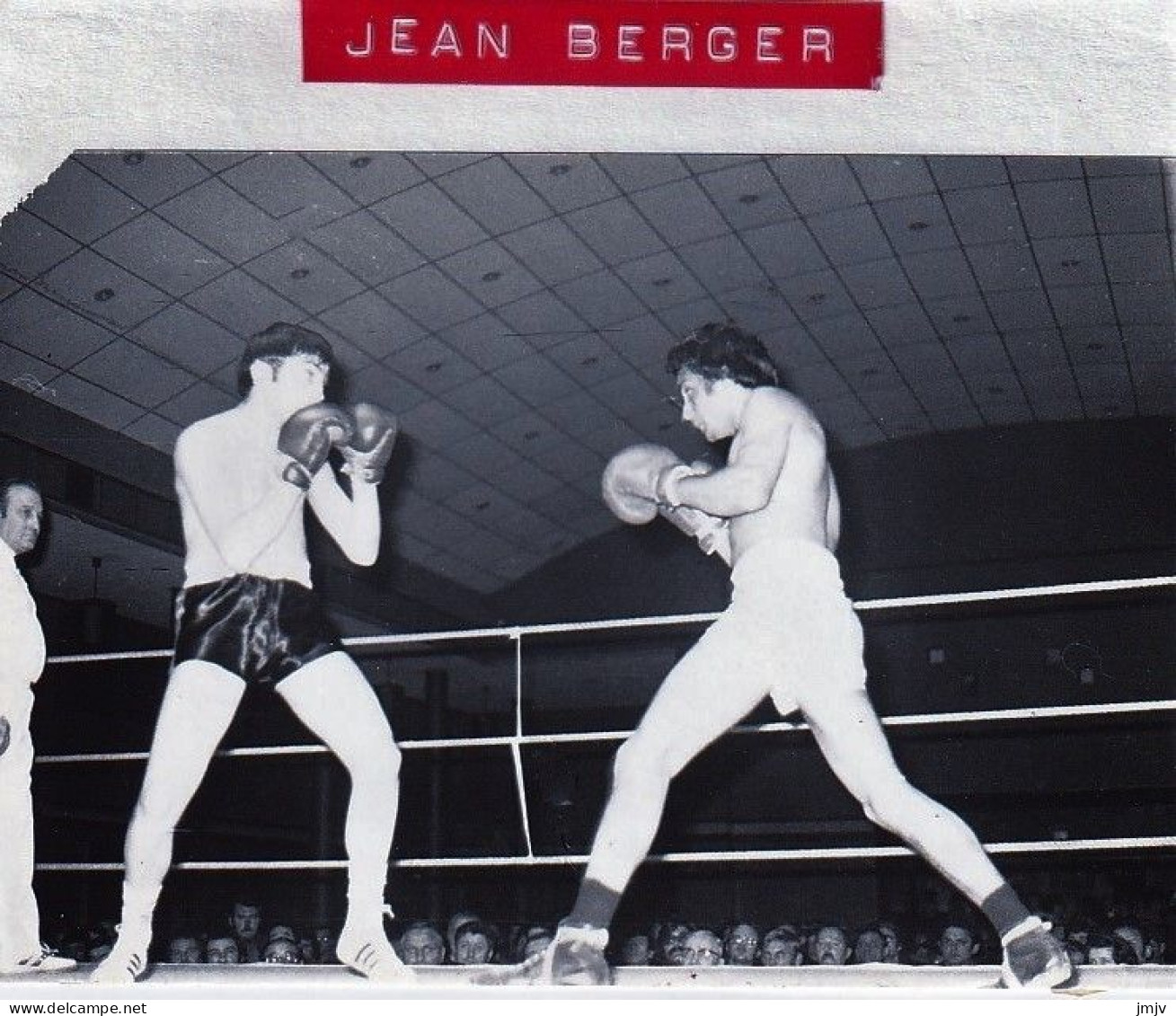 BOXE, Jean BERGER DEDICACE - Autogramme