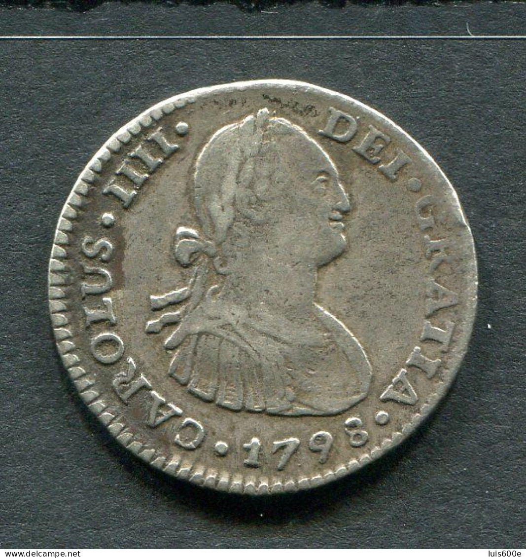 1798.ESPAÑA.MONEDA. 1 REAL PLATA CARLOS IV.MEXICO.BIEN CONSERVADA - Monedas Provinciales