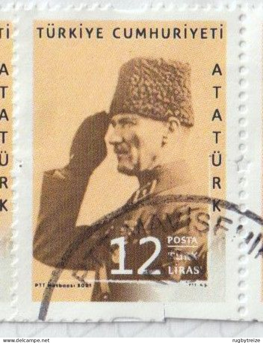 6406 Lettre Cover Recommandé Registered - ATTENTION CERTAINS TIMBRES RETIRES - TURQUIE TURKIYE - Storia Postale