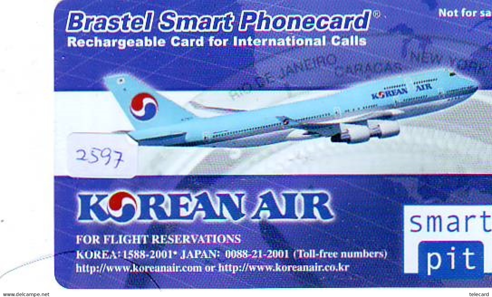 Télécarte JAPON * KOREAN AIR * (2597) AVIATION * AIRLINE Phonecard JAPAN AIRPLANE * FLUGZEUG - Aviones