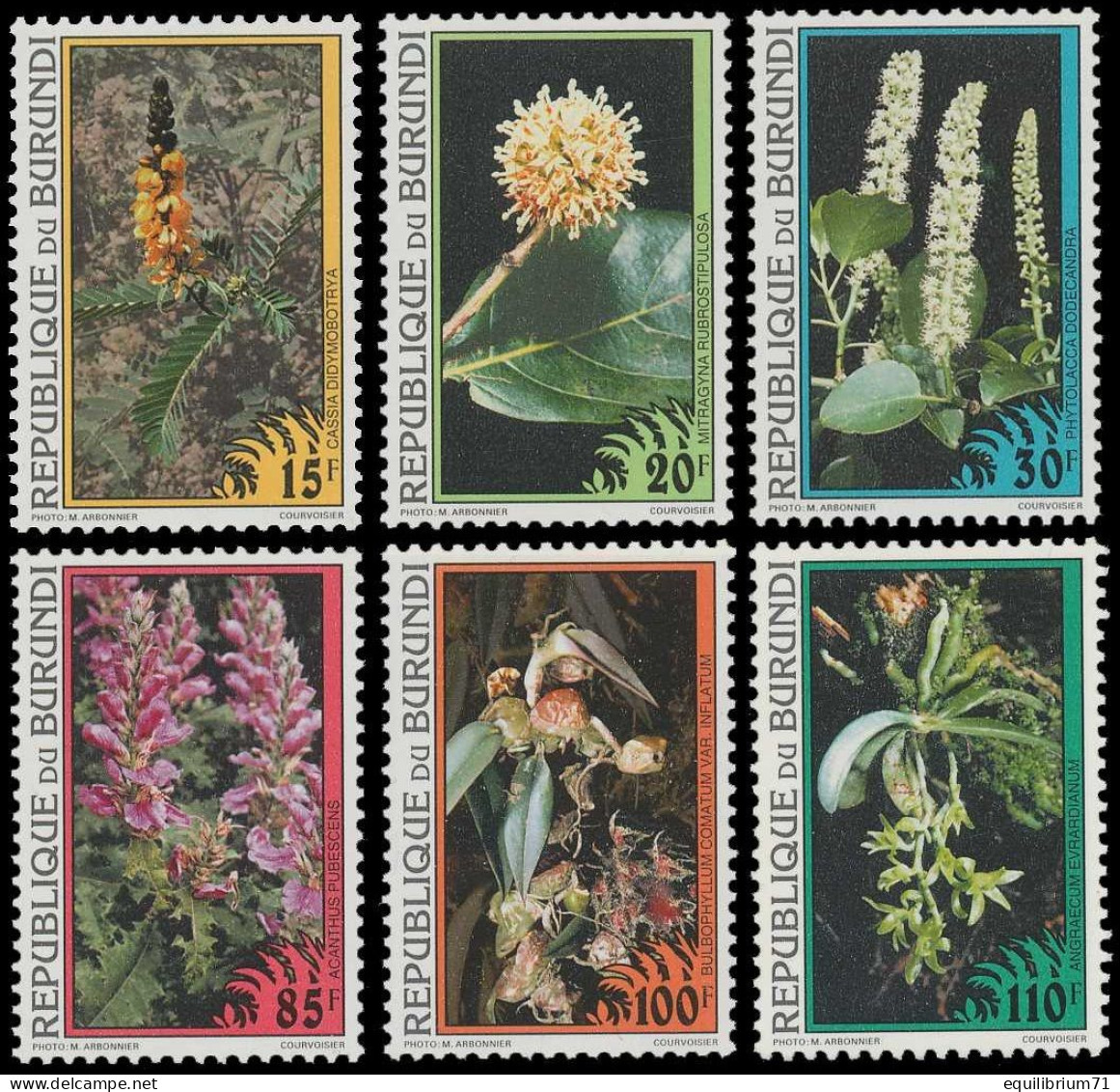 1059/1066** - Fleurs / Bloemen / Blumen / Flowers - BURUNDI - Unused Stamps