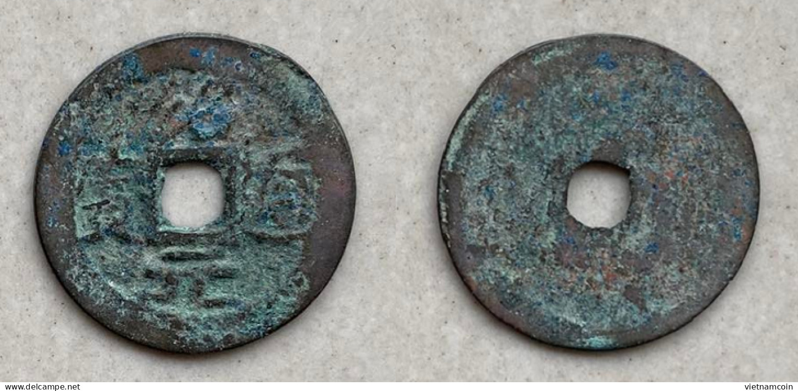 Ancient Annam Coin Thieu Nguyen Thong Bao (An Phap Group ) - Viêt-Nam