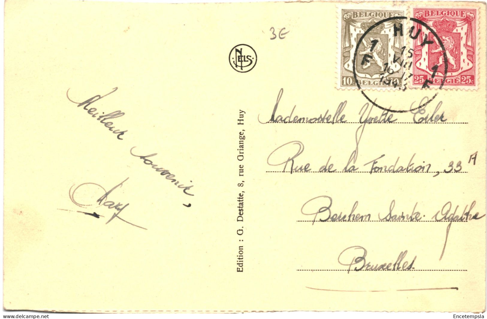 CPA Carte Postale Belgique Huy Collégiale  Et Li Rondia  VM65383 - Huy