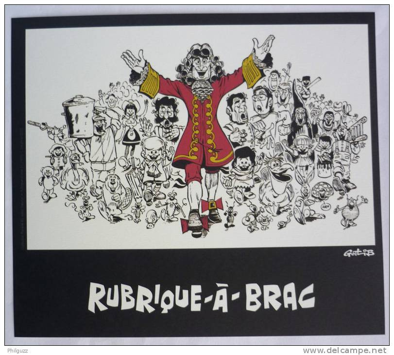 Ex-libris PLANETE BD - 2010 - GOTLIB - RUBRIQUE A BRAC - Illustratoren G - I