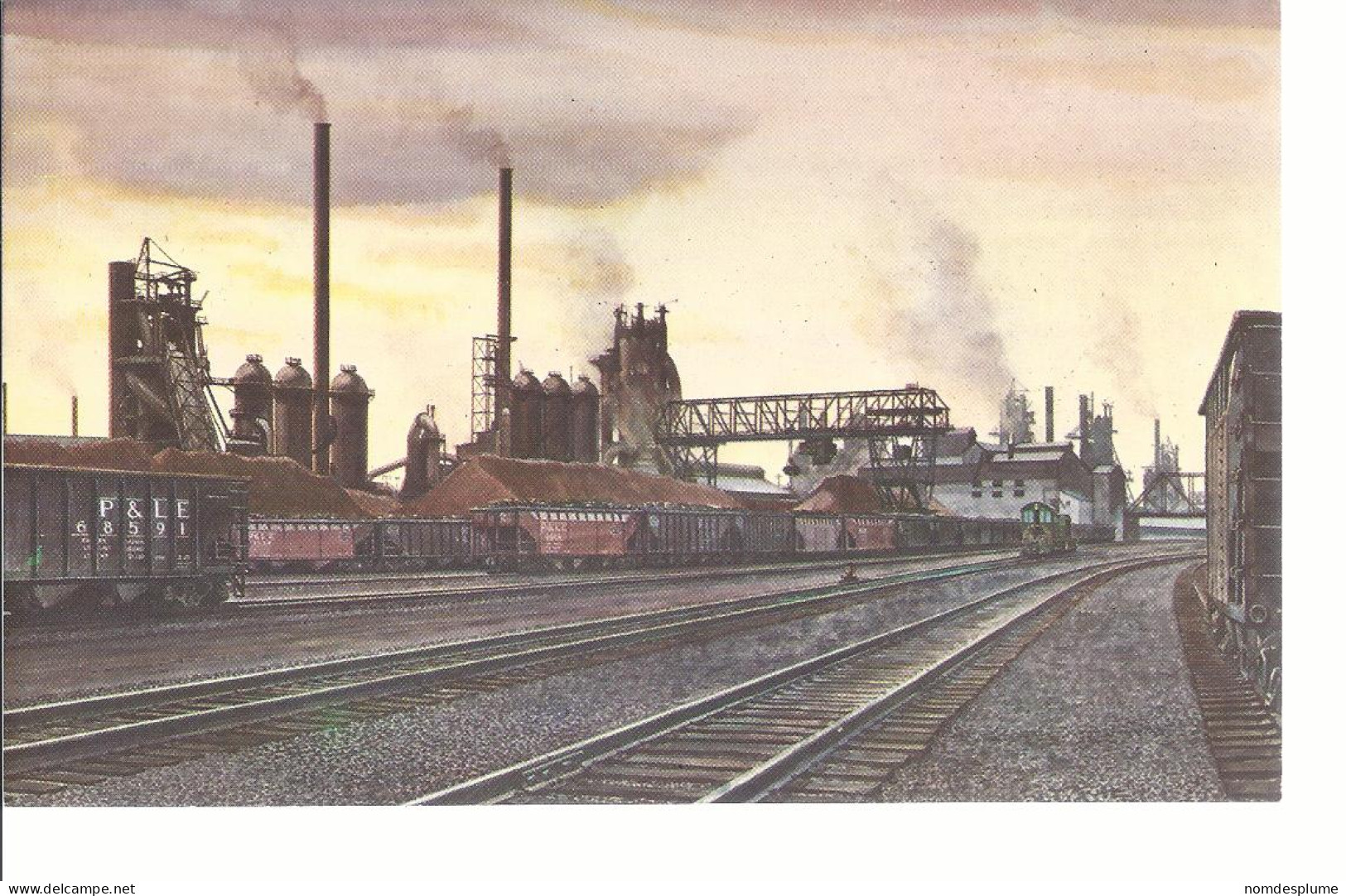 18503) USA New York Central NYC Pittsburgh Lake Erie RR Locomotive Art Creation Card By Fogg - Pittsburgh