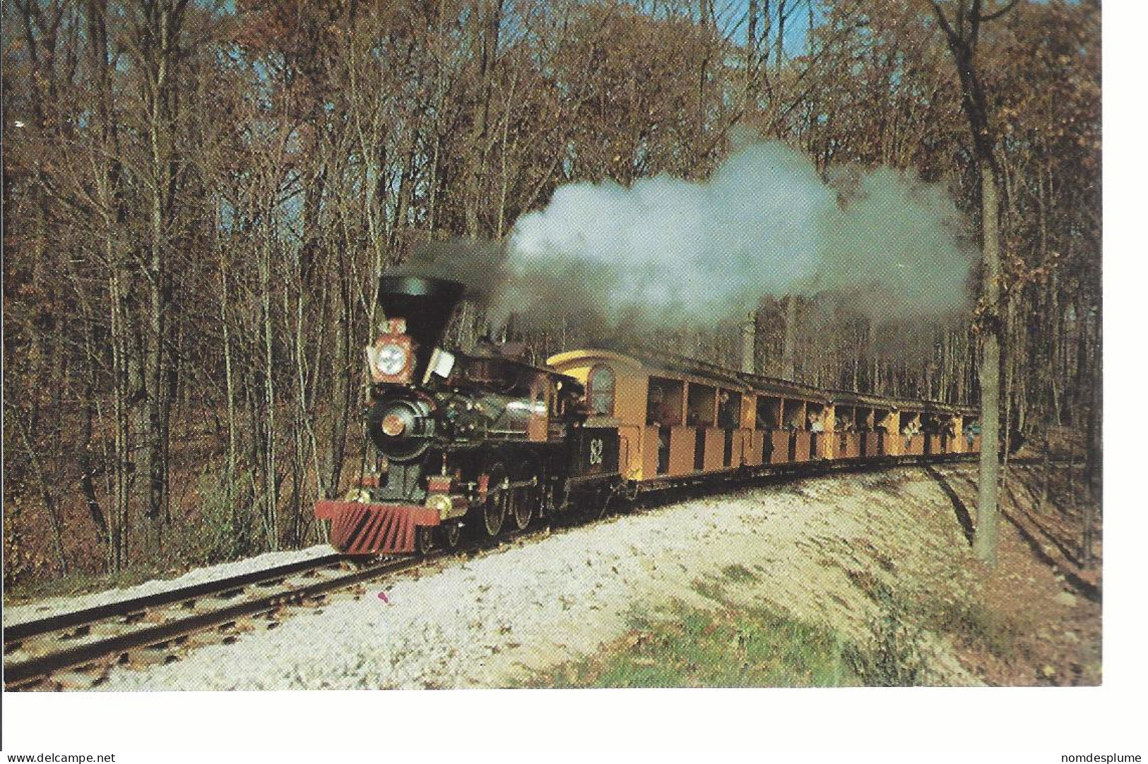 18524) USA WI Model Railroad Milwaukee Zoo Steam Locomotive Train - Milwaukee